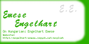 emese engelhart business card